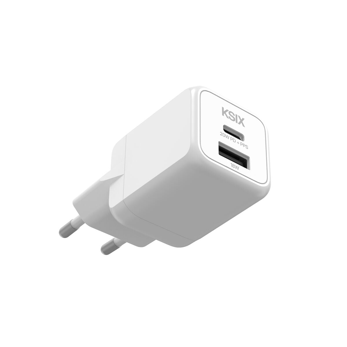 Wall Charger KSIX White 20 W