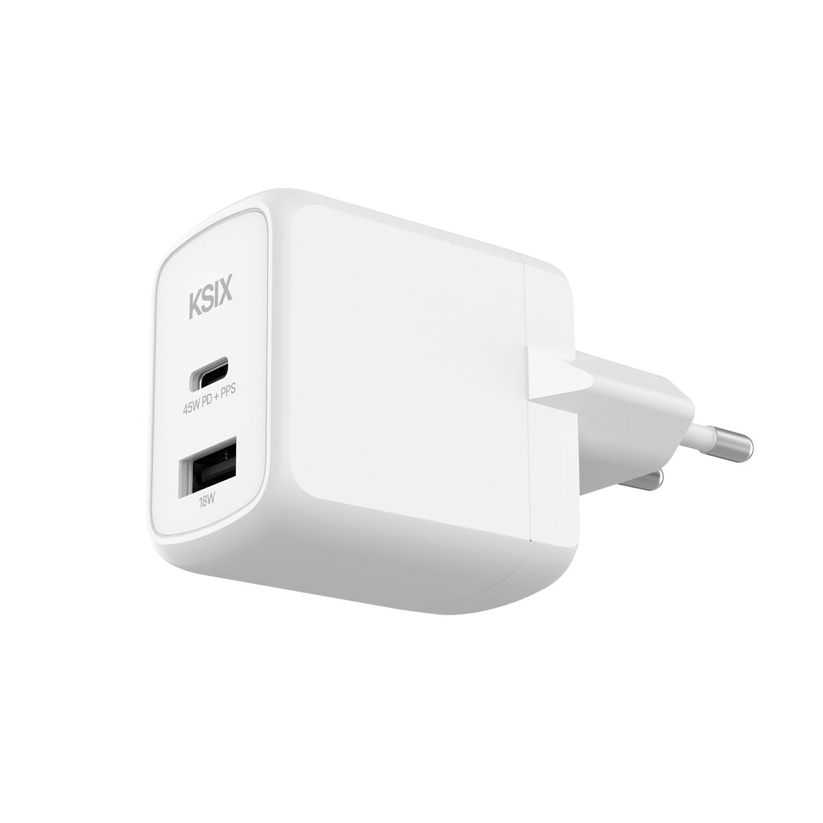 Wall Charger KSIX White 45 W
