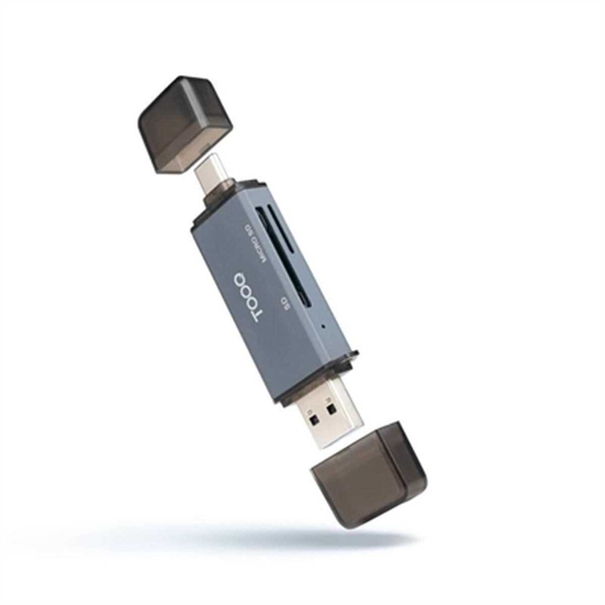 Card Reader TooQ TQR-3001G Black Grey