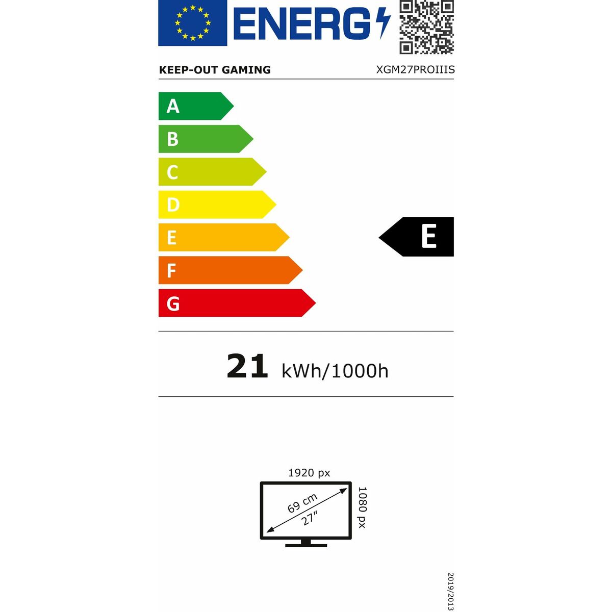Gaming Monitor KEEP OUT XGM27ProIIIS 27"