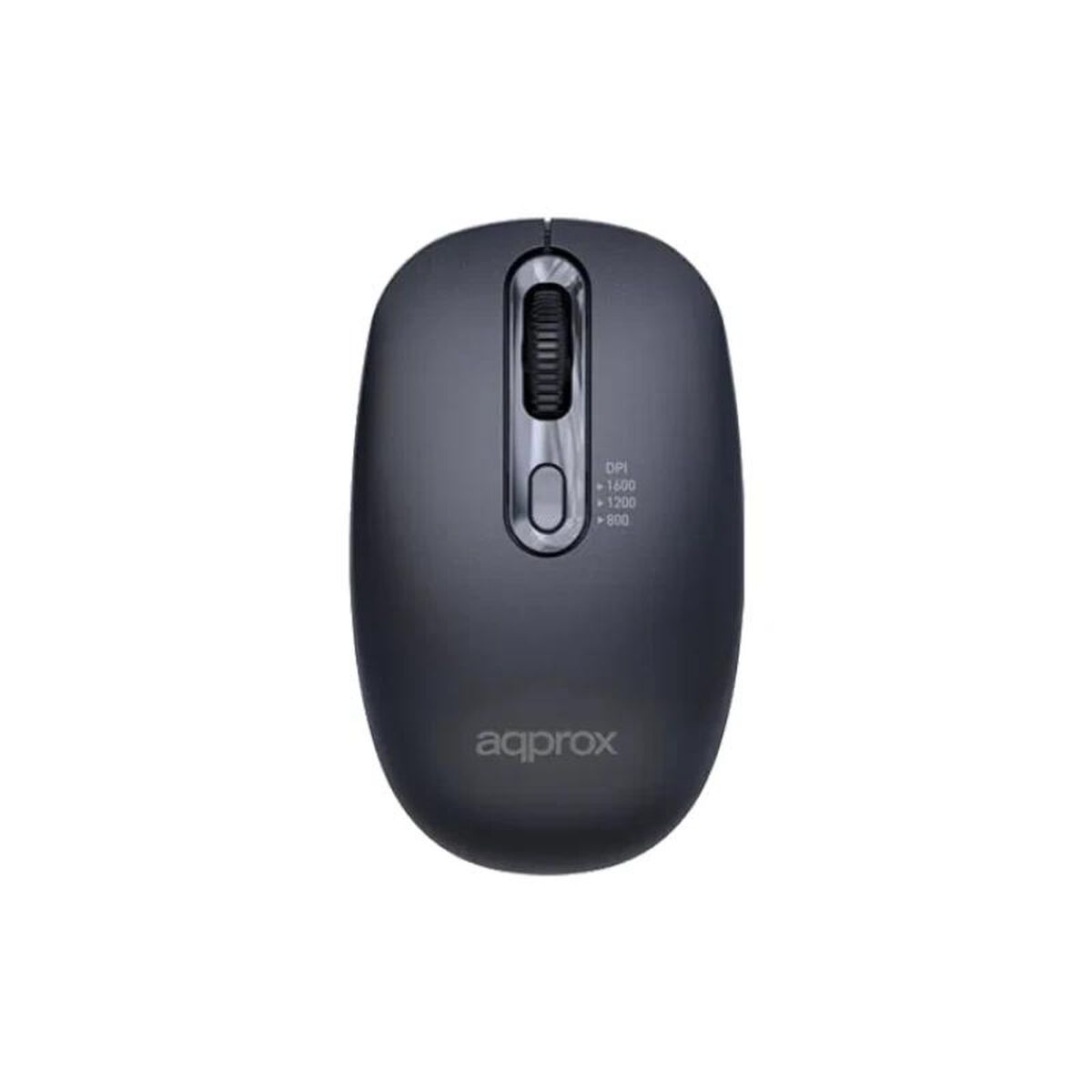 Mouse approx! APPXM200 Black 800/1200/1600 dpi Plug and play 1600 dpi 1200 DPI 800 dpi