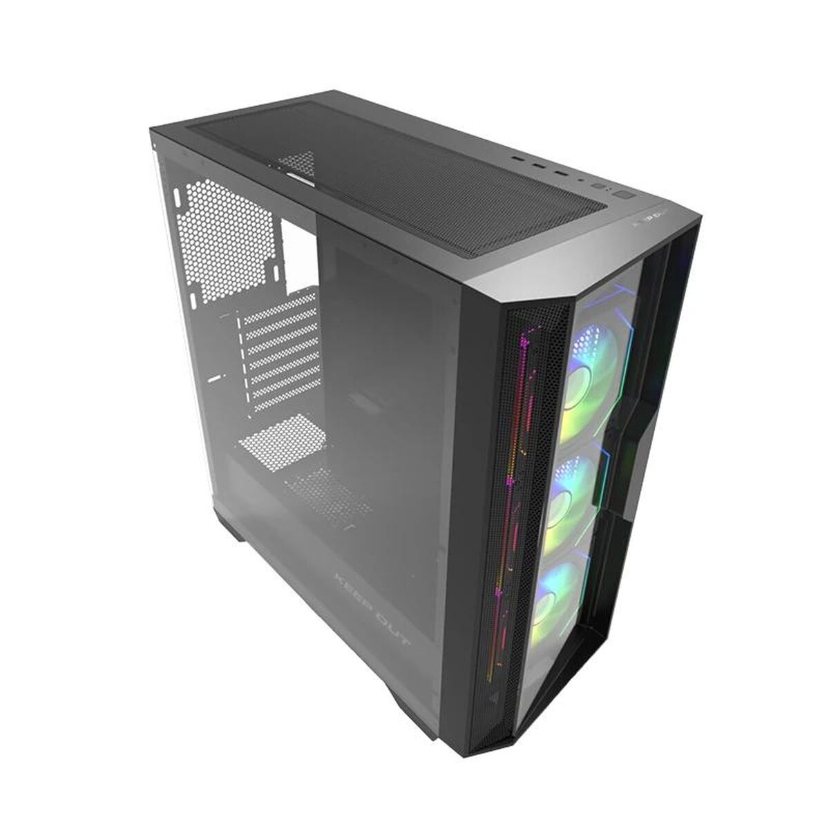 ATX Semi-tower Box KEEP OUT KO XC-500 Black