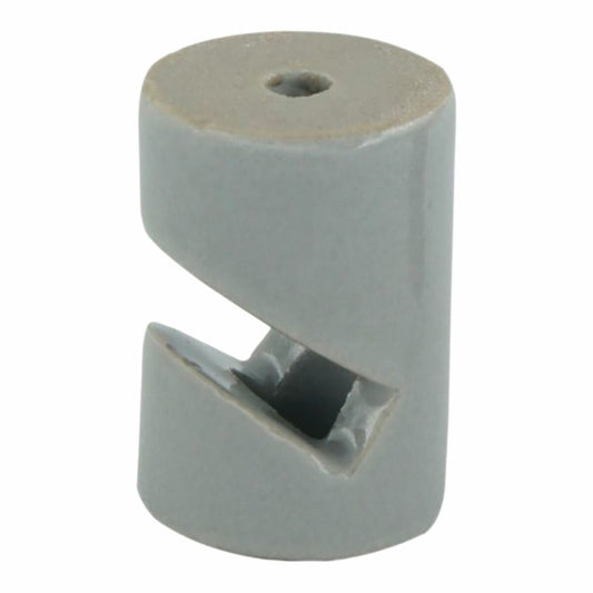 Cable holder F-line Black Porcelain 5 Units