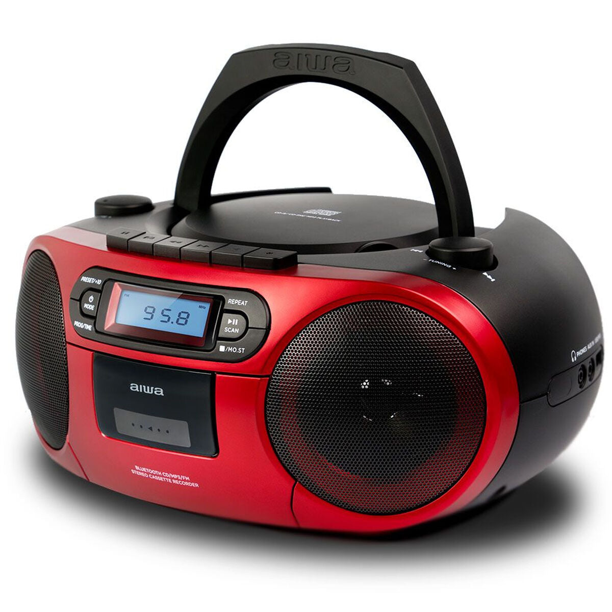 Radio cassette Aiwa BBTC550RD    6W Red