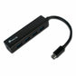 4-Port USB Hub NGS WONDERHUB4 Black 5 Gbps