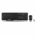 Keyboard and Mouse NGS EUPHORIA KIT Black QWERTY Qwerty US Wireless