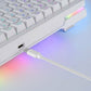 Gaming Keyboard Mars Gaming MKMINIPROWBES White Spanish Qwerty