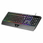 Gaming Mouse Mars Gaming MK124ES Black Spanish Qwerty