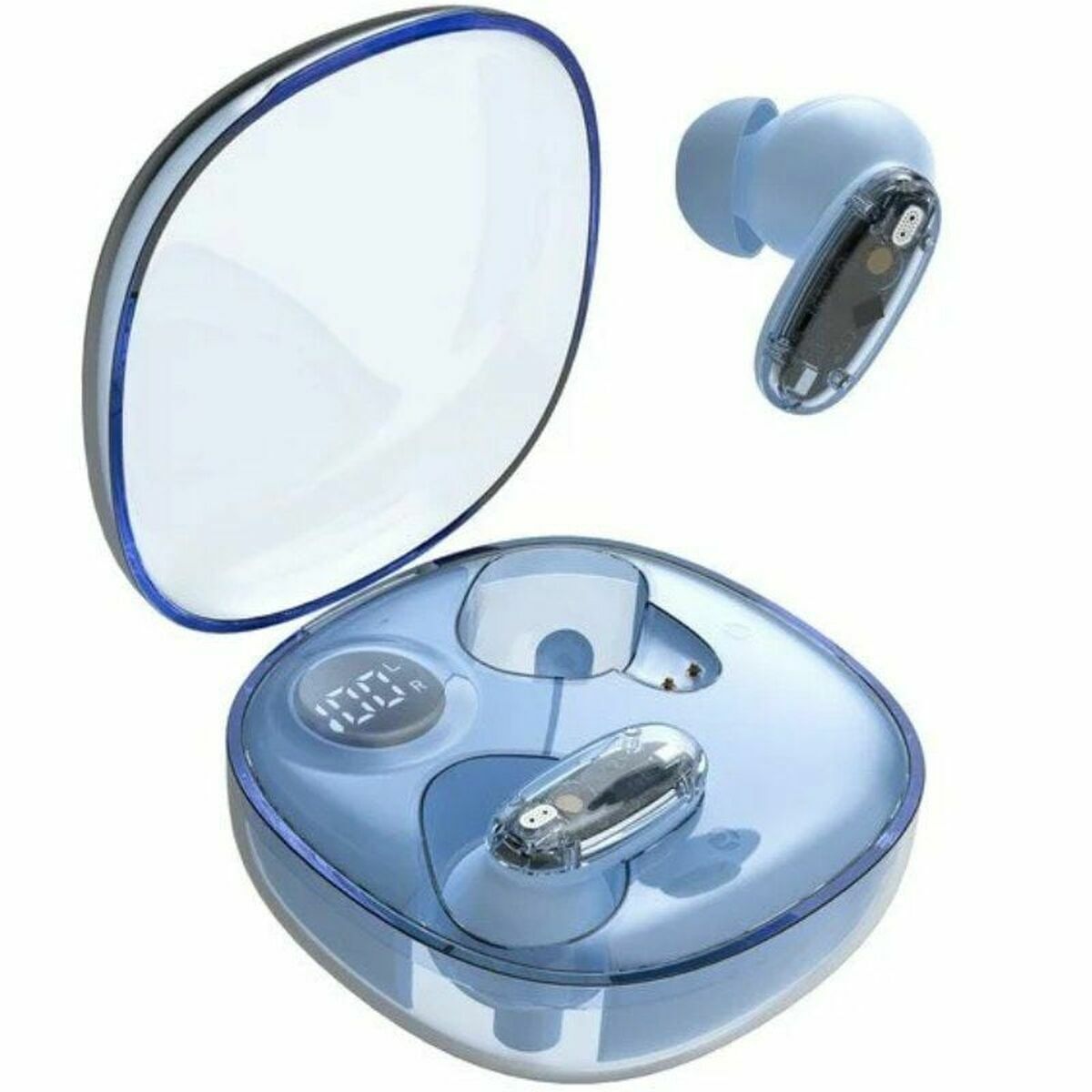 Wireless Earphones with Charging Case Mars Gaming MHIB2BL Blue