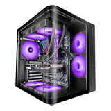 ATX Semi-tower Box Mars Gaming MCCURV Black