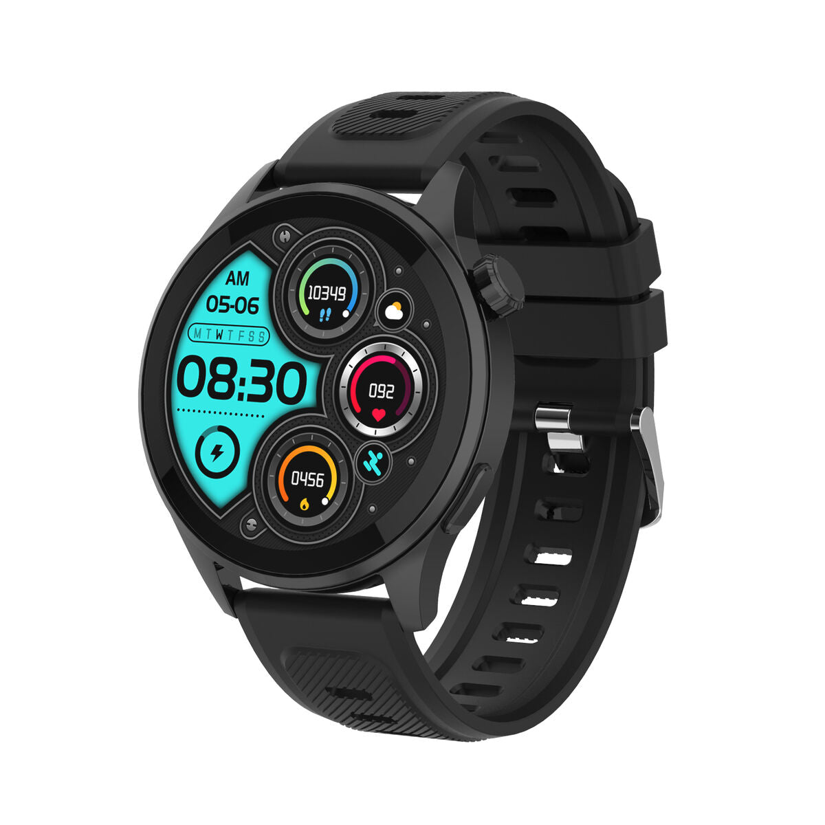 Smartwatch DCU 34157085 Black 1,44" 1,43" 46 mm