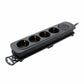 4-socket plugboard with power switch TM Electron 3680 W