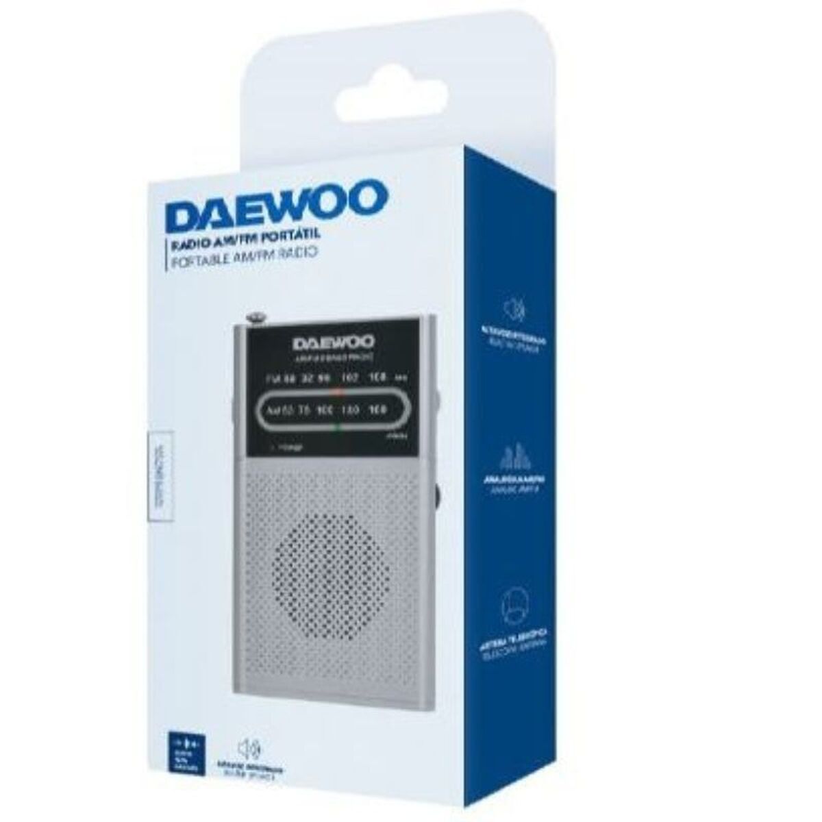 Transistor Radio Daewoo DW1027 Silver