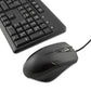 Keyboard and Mouse CoolBox COO-KTR-01U Black Spanish Qwerty