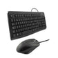 Keyboard and Mouse CoolBox COO-KTR-01U Black Spanish Qwerty