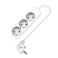 3-socket plugboard without power switch TM Electron TMUAD503 White 3680 W (1,5 m)