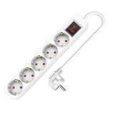 Power Strip - 5 Sockets TM Electron TMUAD505