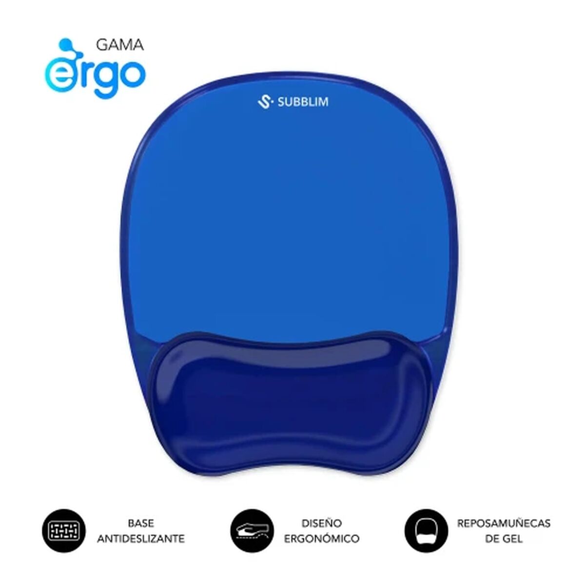 Mat with Wrist Rest Subblim SUBMP04E070