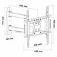 Wall Bracket Nox-Xtreme NXLITEWALLFLEX 55"