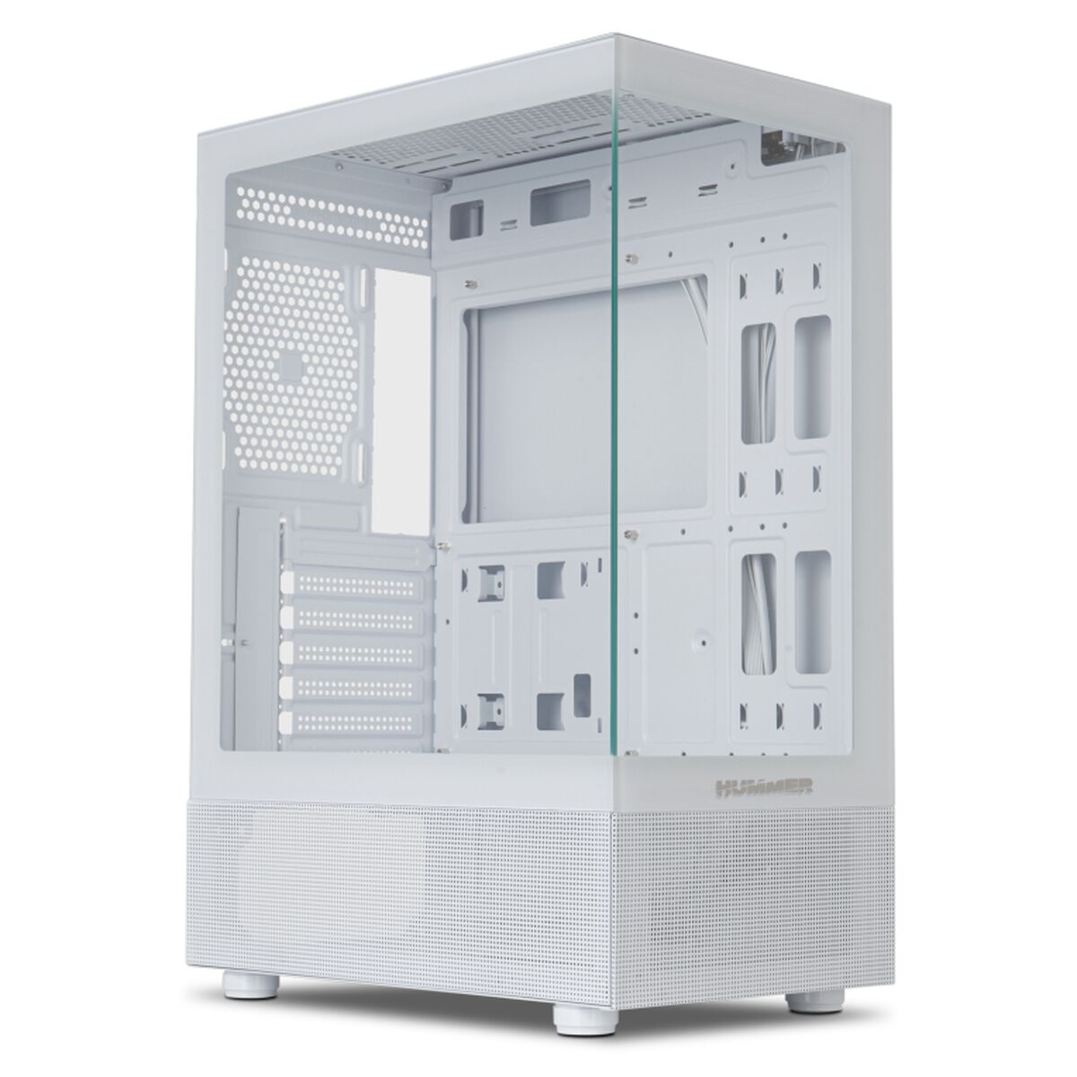 ATX Semi-tower Box Nox-Xtreme NXHUMMERVSNWH White