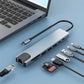 USB Hub CoolBox COO-DOCK-C-81 Grey 100 W