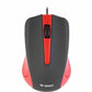 Mouse Yenkee YMS 1015RD Black 1000 dpi