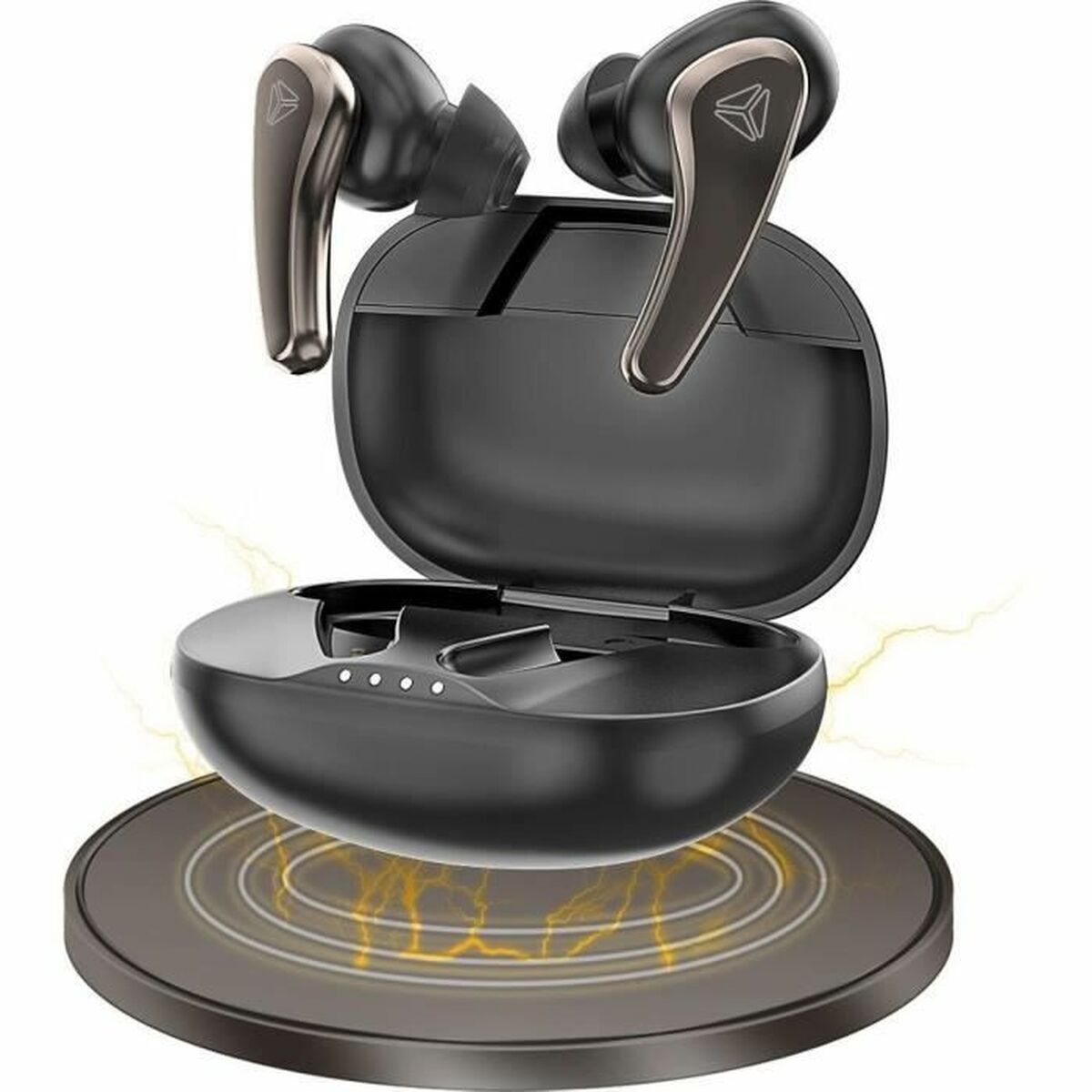 Headphones Yenkee TWS TABOO - YHP 05BT BK Black noir