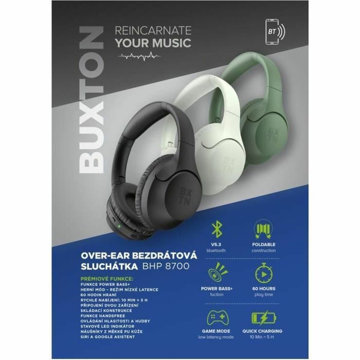 Headphones BUSHNELL Black