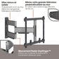TV Wall Mount with Arm Vogel's TVM5445   NEGRO 32" 65"