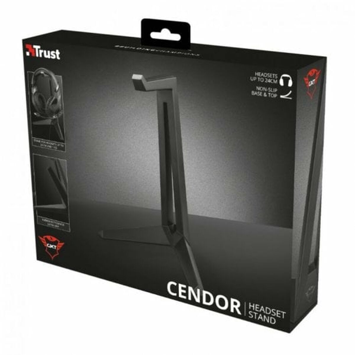 Gaming Headphones Support Trust GXT 260 Cendor Black