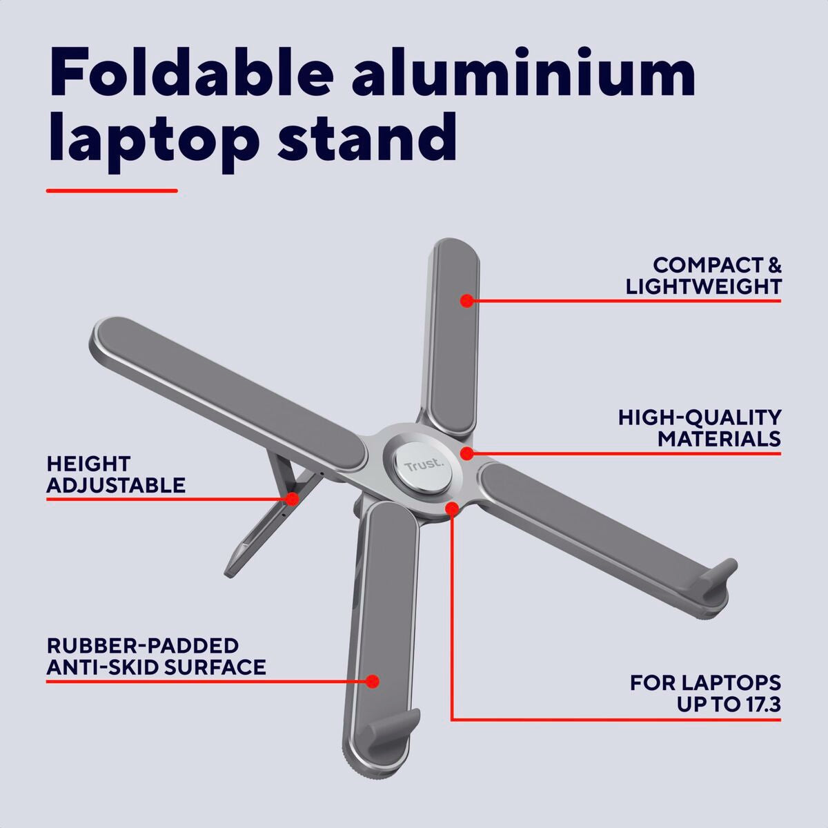 Notebook Stand Trust 25647