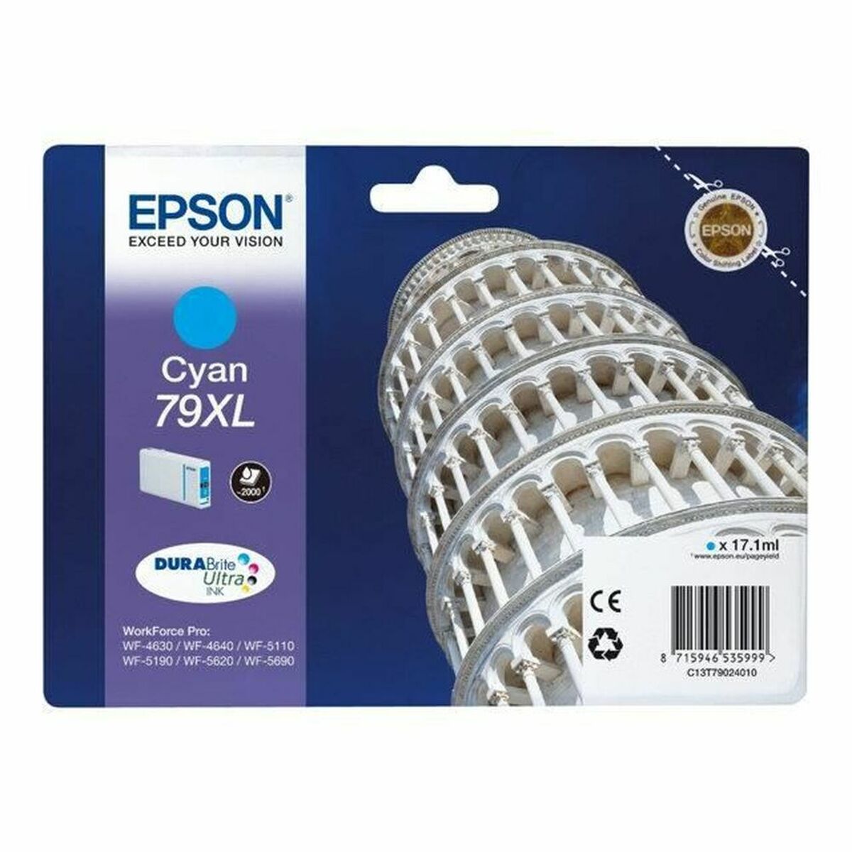 Original Ink Cartridge Epson 79XL Cyan
