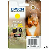Original Ink Cartridge Epson Nº 378XL Yellow (8 Units)