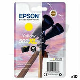 Original Ink Cartridge Epson XP-5100 5105 WF2860DWF 2865DWF Nº 502XL Yellow (10 Units)