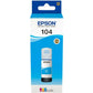 Refill ink Epson Nº 104 Cyan