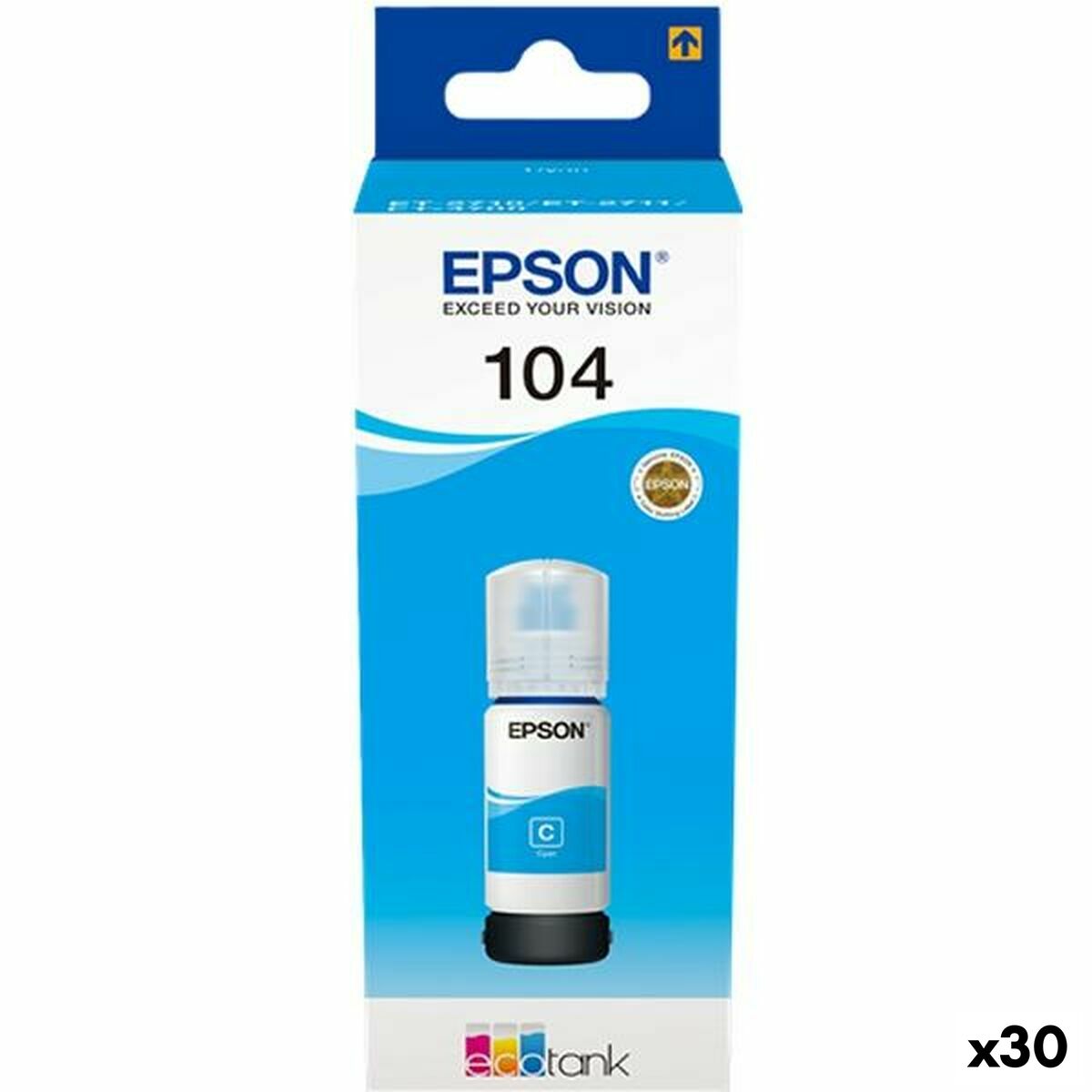 Refill ink Epson Nº 104 Cyan
