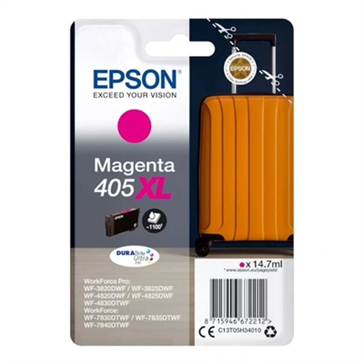 Original Ink Cartridge Epson C13T05H34010 Grey Magenta (1 Unit)