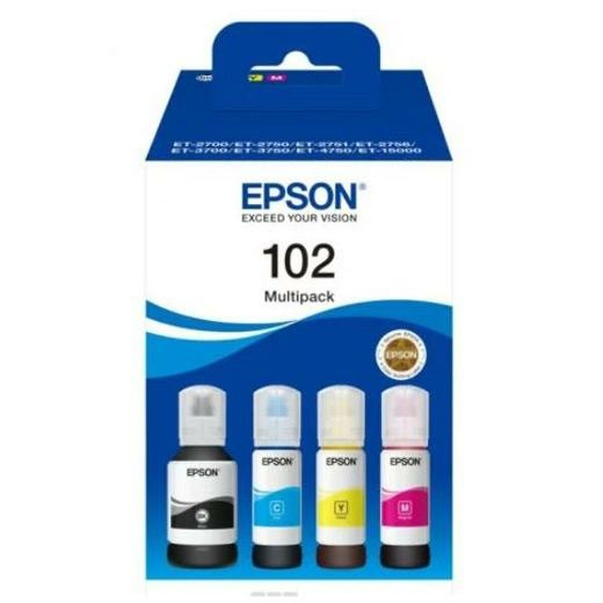 Original Ink Cartridge Epson Nº102 Multipack Yellow (15 Units)