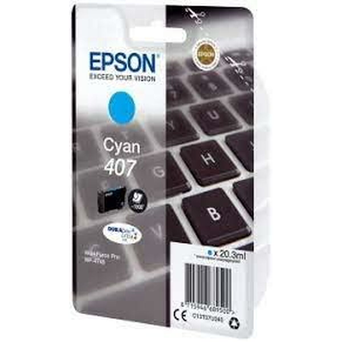 Original Ink Cartridge Epson Nº 407 Cyan (8 Units)