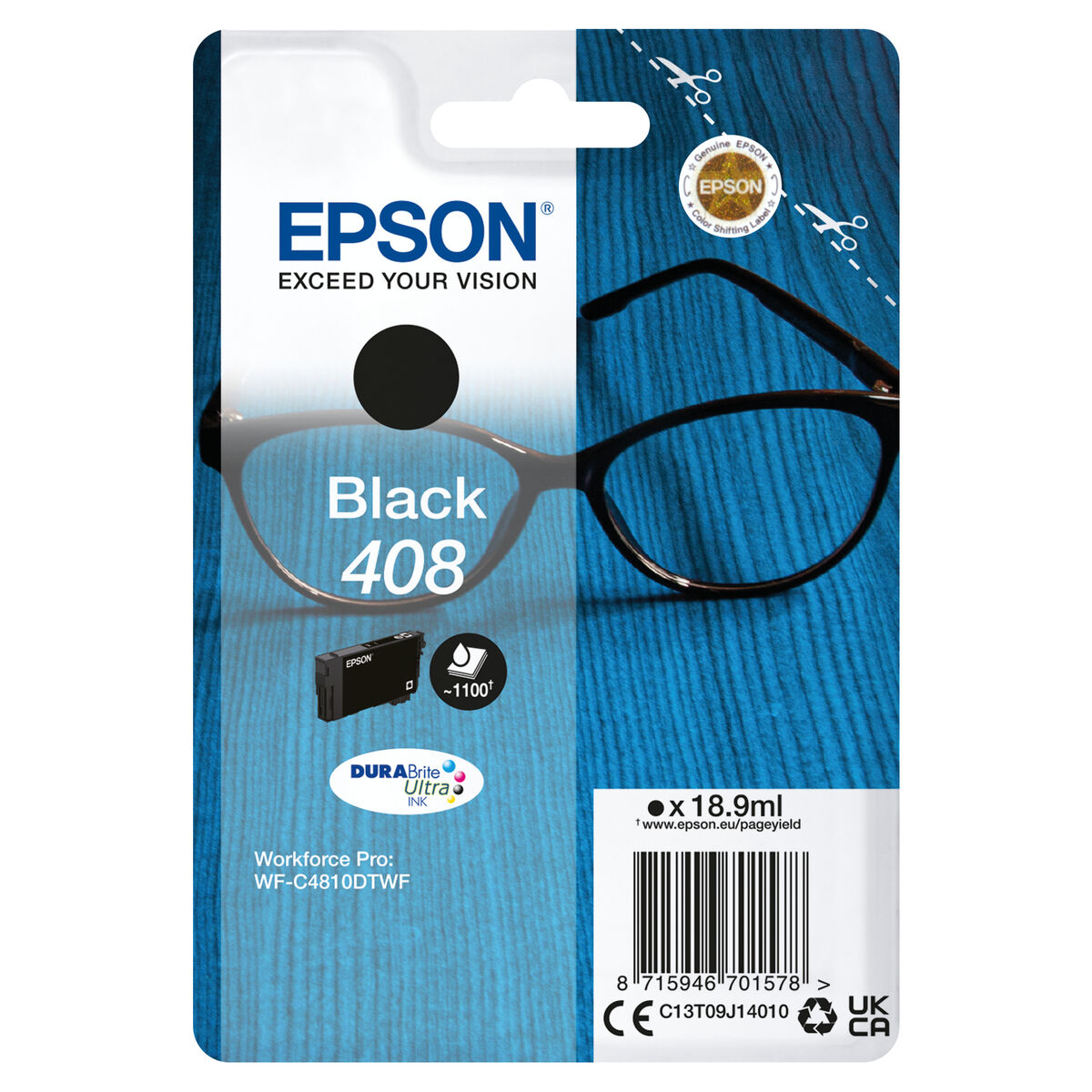 Original Ink Cartridge Epson C13T09J14010 Black Monochrome