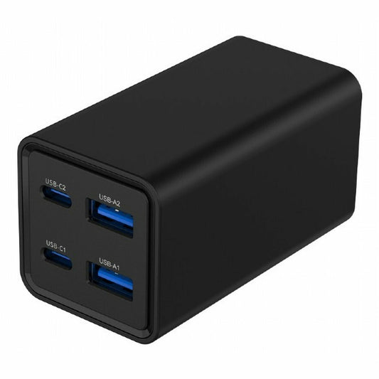 Wall Charger GEMBIRD TA-UC-2A2C-PD65-01-BK