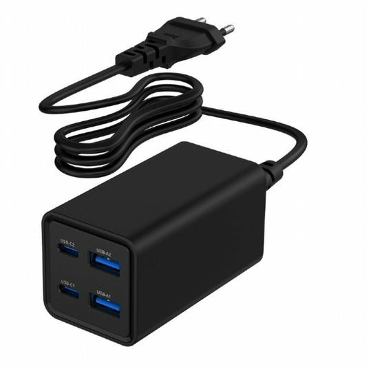 Wall Charger GEMBIRD TA-UC-2A2C-PD65-01-BK