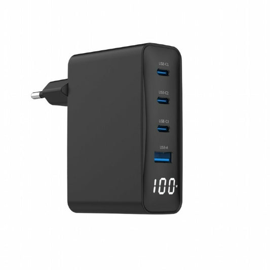Wall Charger GEMBIRD TA-UC-PDQC100LCD-01-BK