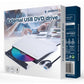 External Recorder GEMBIRD DVD-USB-031-BW DVD-R 8x, DVD-R DL 8x, DVD-RW 8x, DVD-ROM 8x, DVD-RAM 5x, DVD+R 8x, DVD+R DL 8x, ...