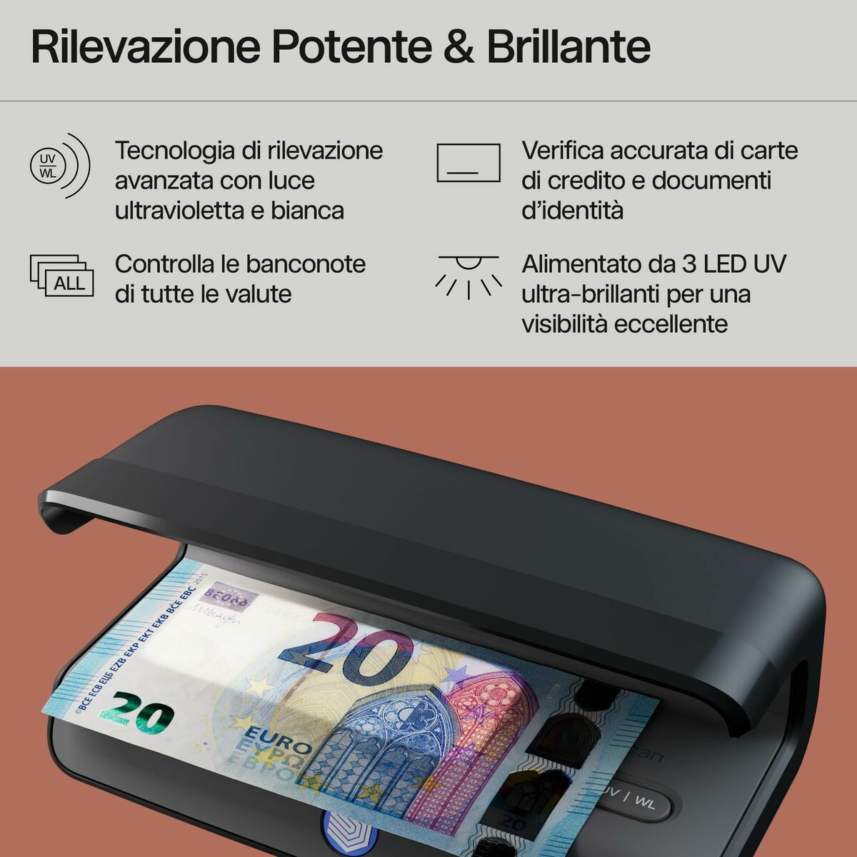 Counterfeit Note Detector Safescan 131-0723