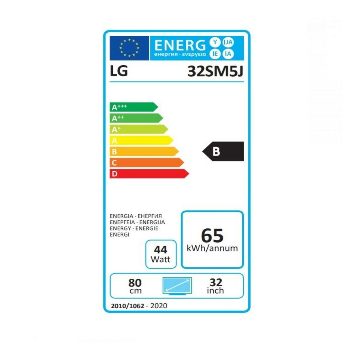 Videowall Monitor LG 32SM5J-B Full HD 32" 32"
