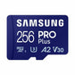 Micro SD Memory Card with Adaptor Samsung MicroSDHC PRO Plus 256GB