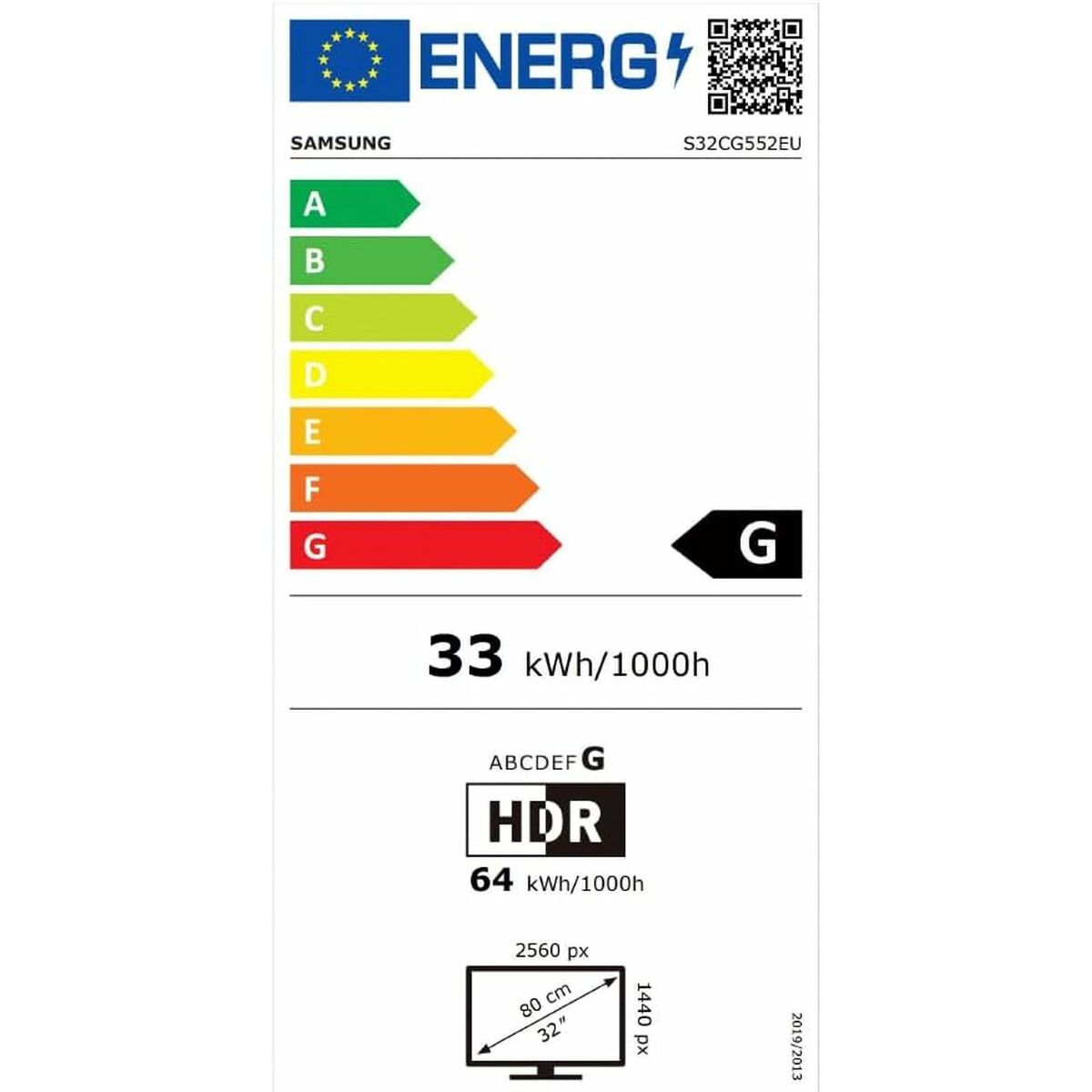 Gaming Monitor Samsung Quad HD 32"