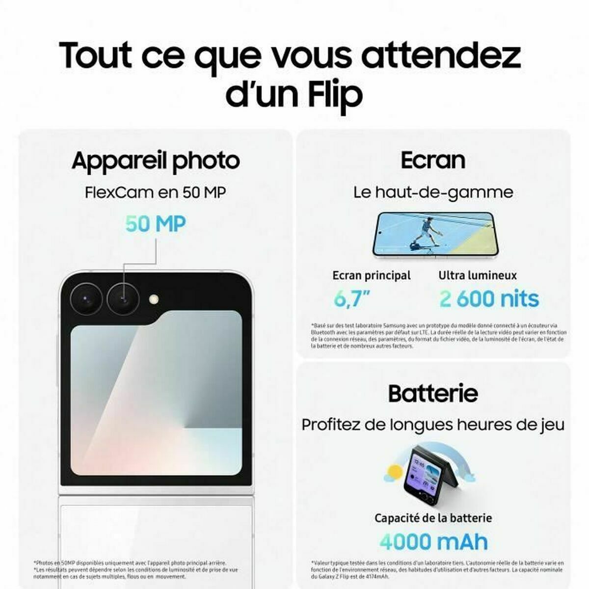 Smartphone Samsung Galaxy Z Flip7 FE 6,7" 8 GB RAM 128 GB Black