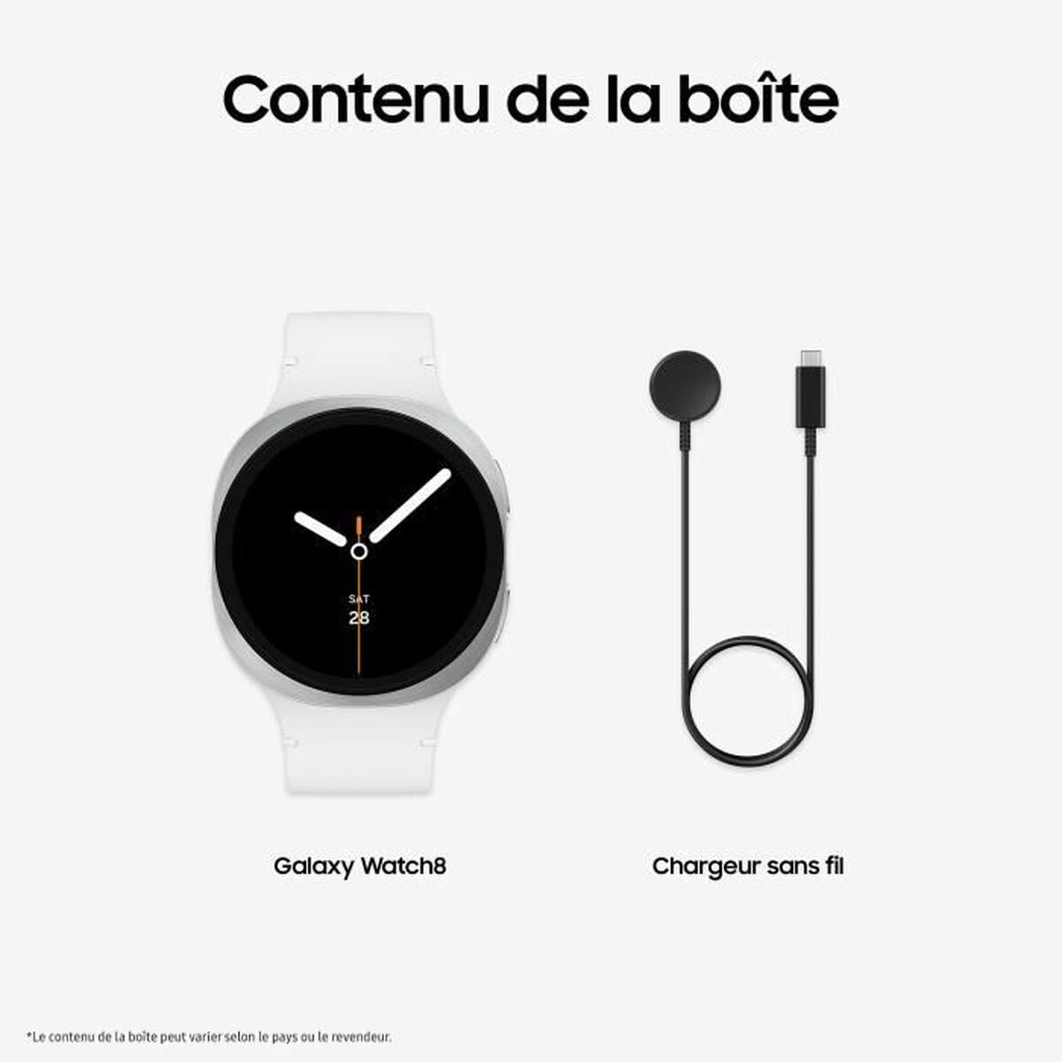 Smartwatch Samsung Watch8 White Silver 1,5" Ø 44 mm